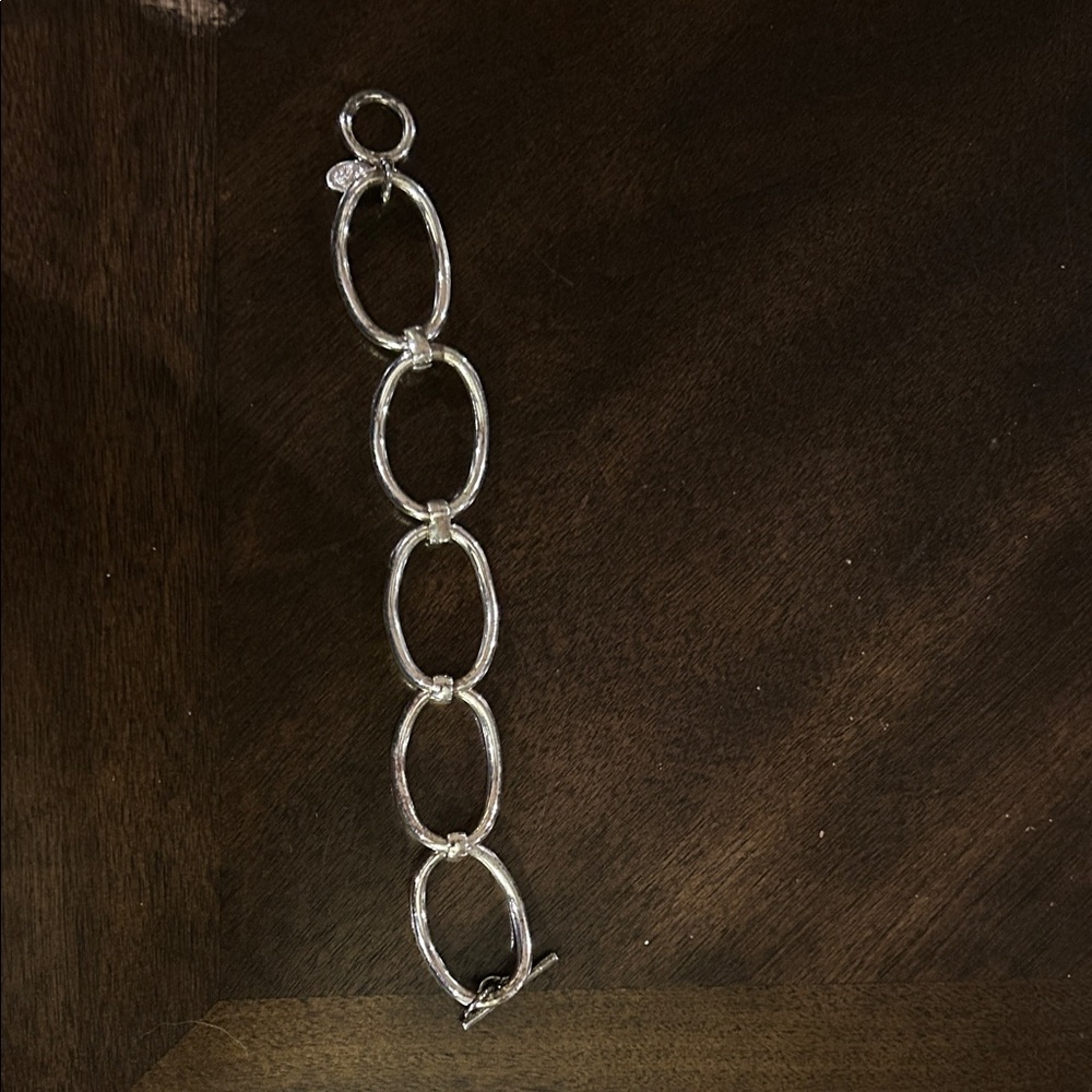 Vintage Premier Designs Silver Link Bracelet 2006 catalog